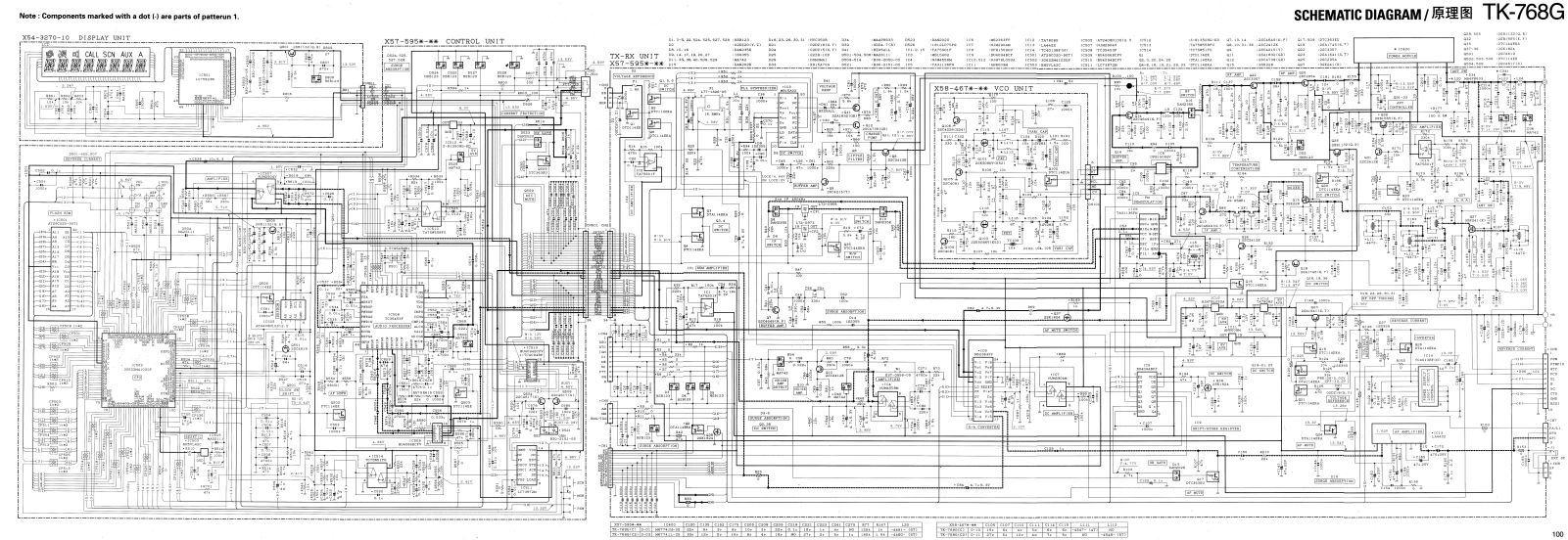 Kenwood TK-768-G Schematic