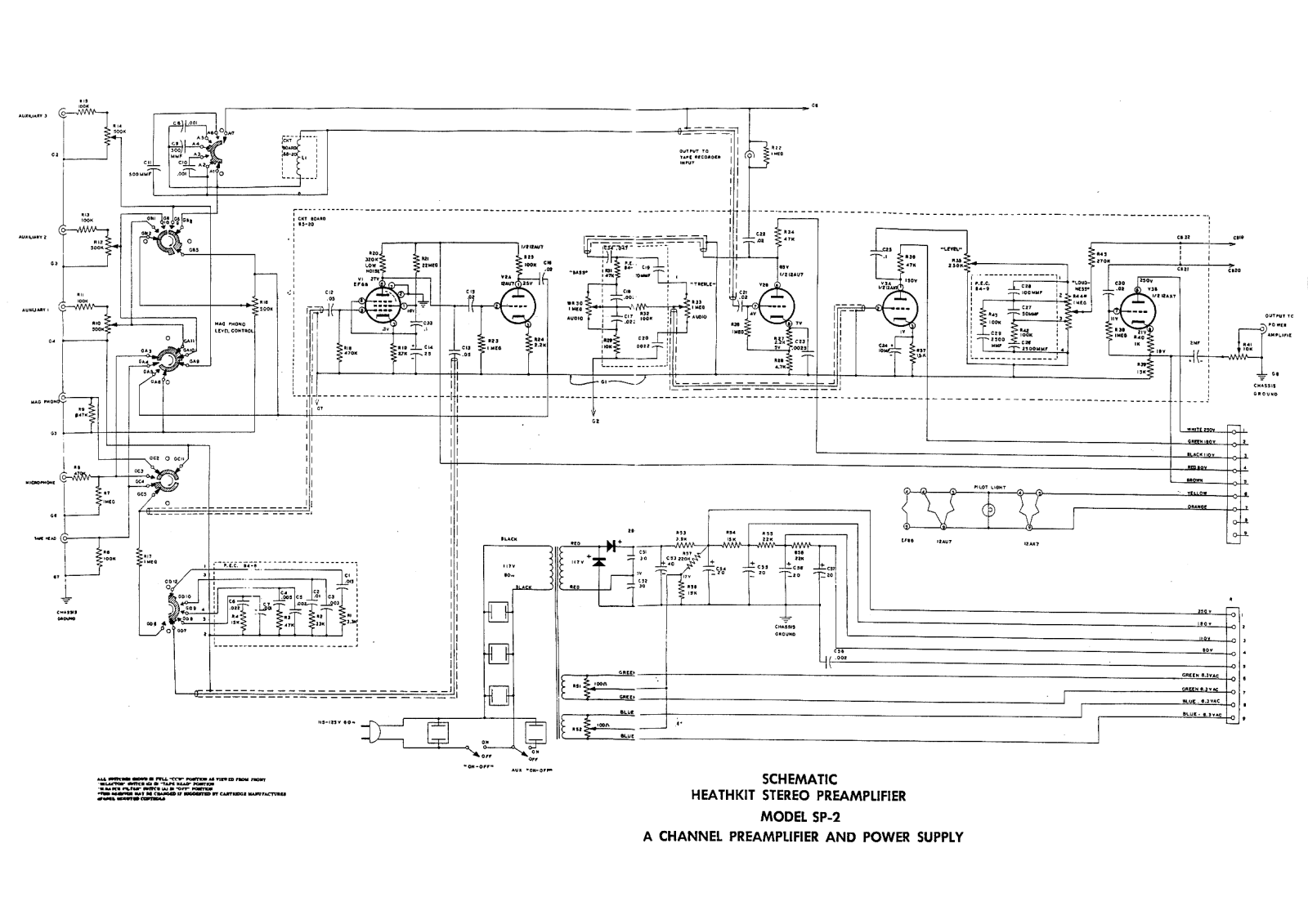 Heathkit sp 2 schematic