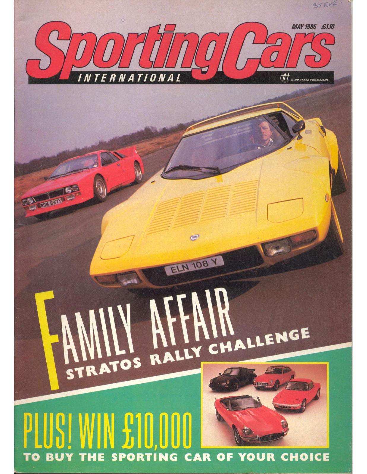Lancia Stratos 1986 User Manual