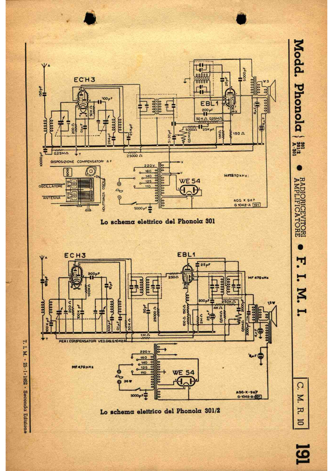 Phonola 301, 301 2 schematic - ManualMachine.com
