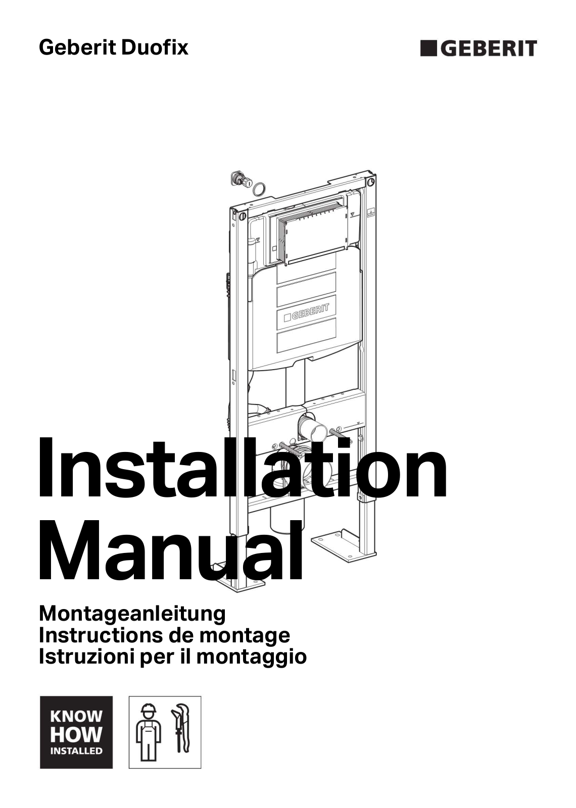 GEBERIT DUOFIX UP 320 111.333.00.5 User Manual