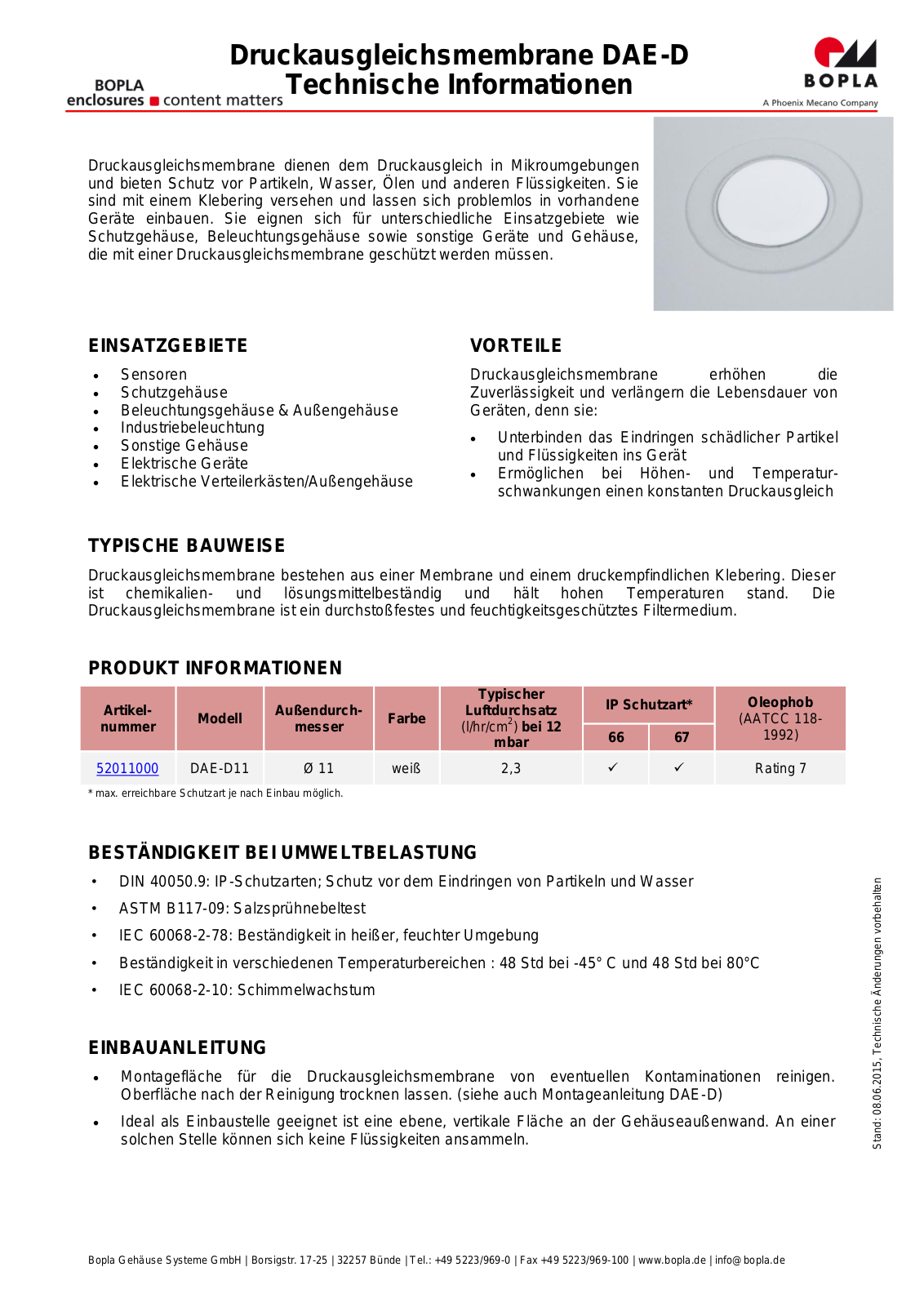 Bopla DAE-D11 User guide - ManualMachine.com