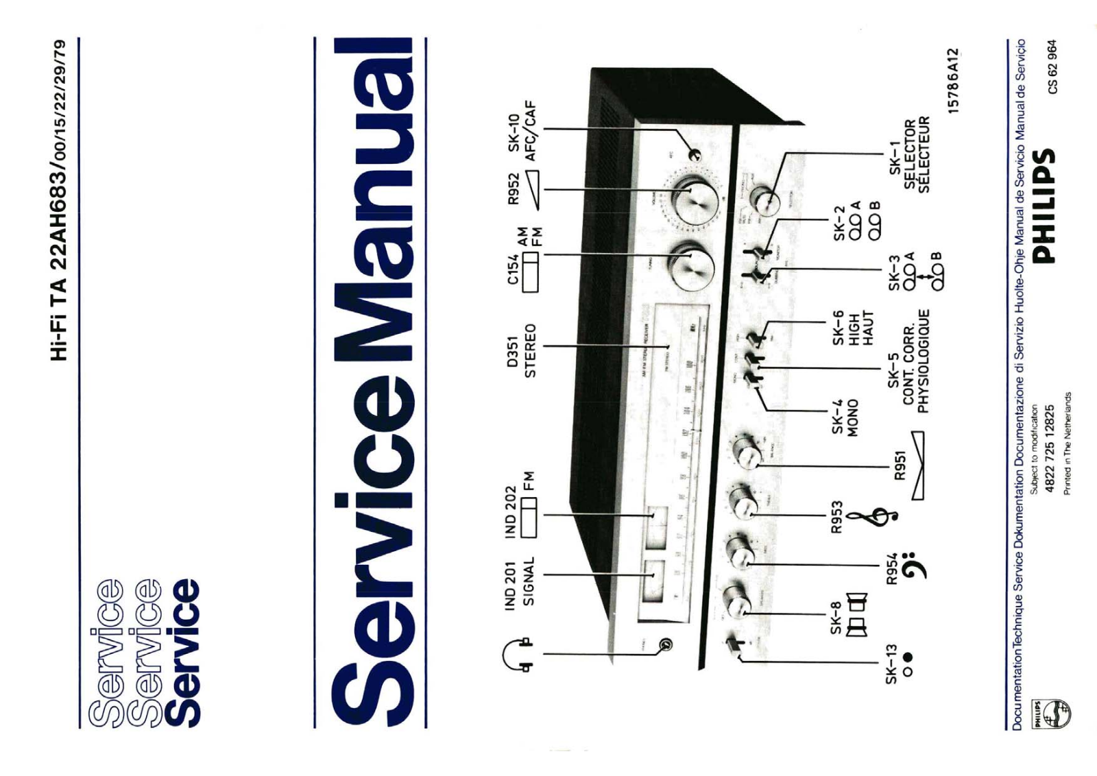 Philips AH-683 Service Manual