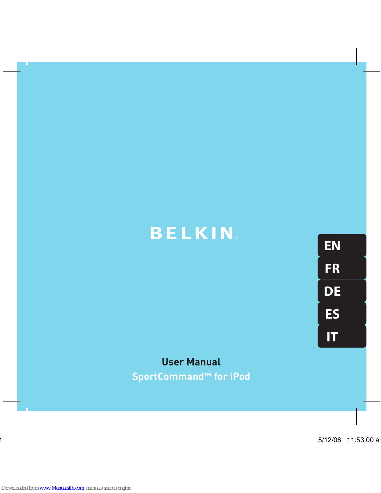 Belkin P75186ea User Manual