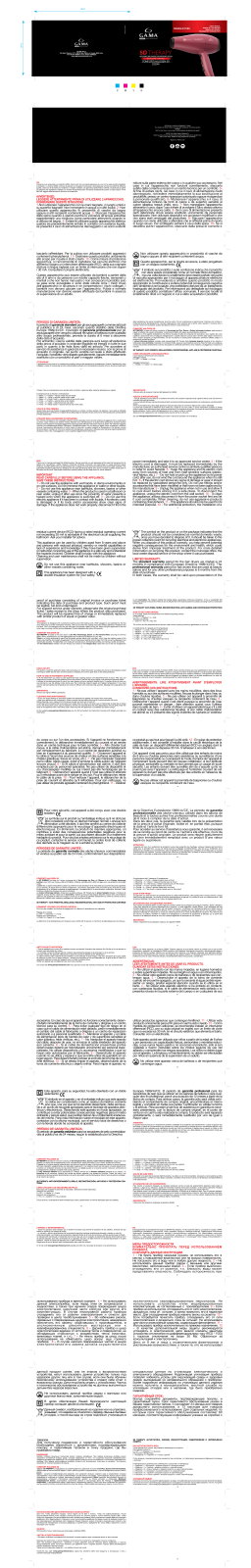 GA.MA COMFORT AC TOURMALINE 5D User Manual