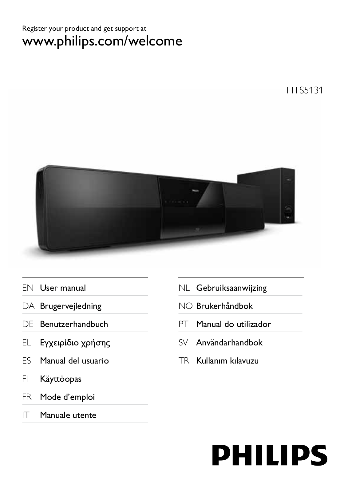 Philips HTS-5131 User Manual