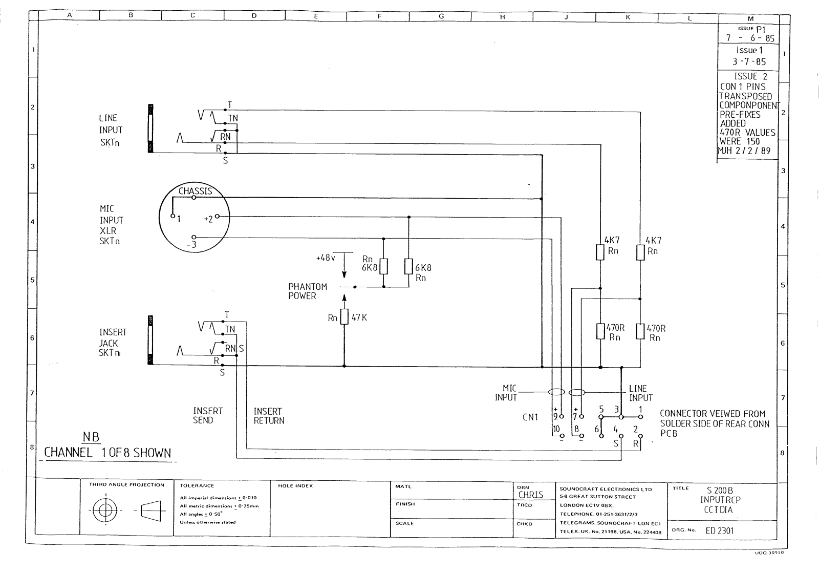 SoundCraft s-200b User Manual