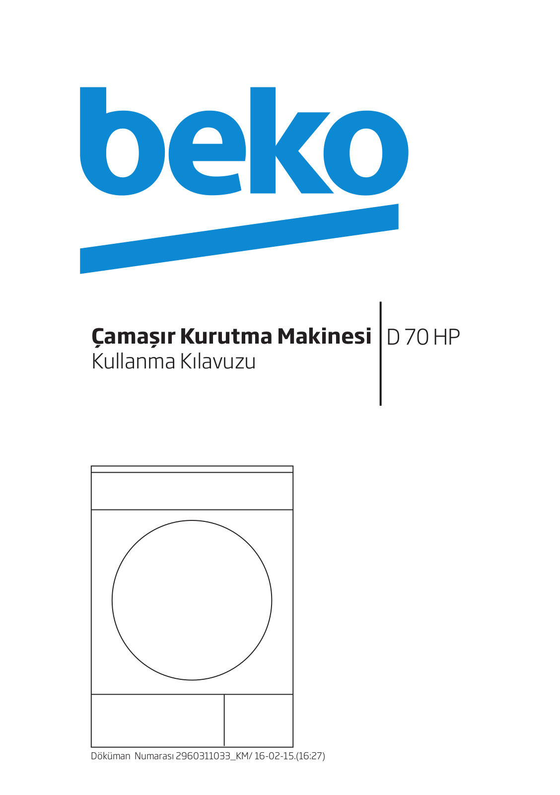 Beko D 70 HP User manual