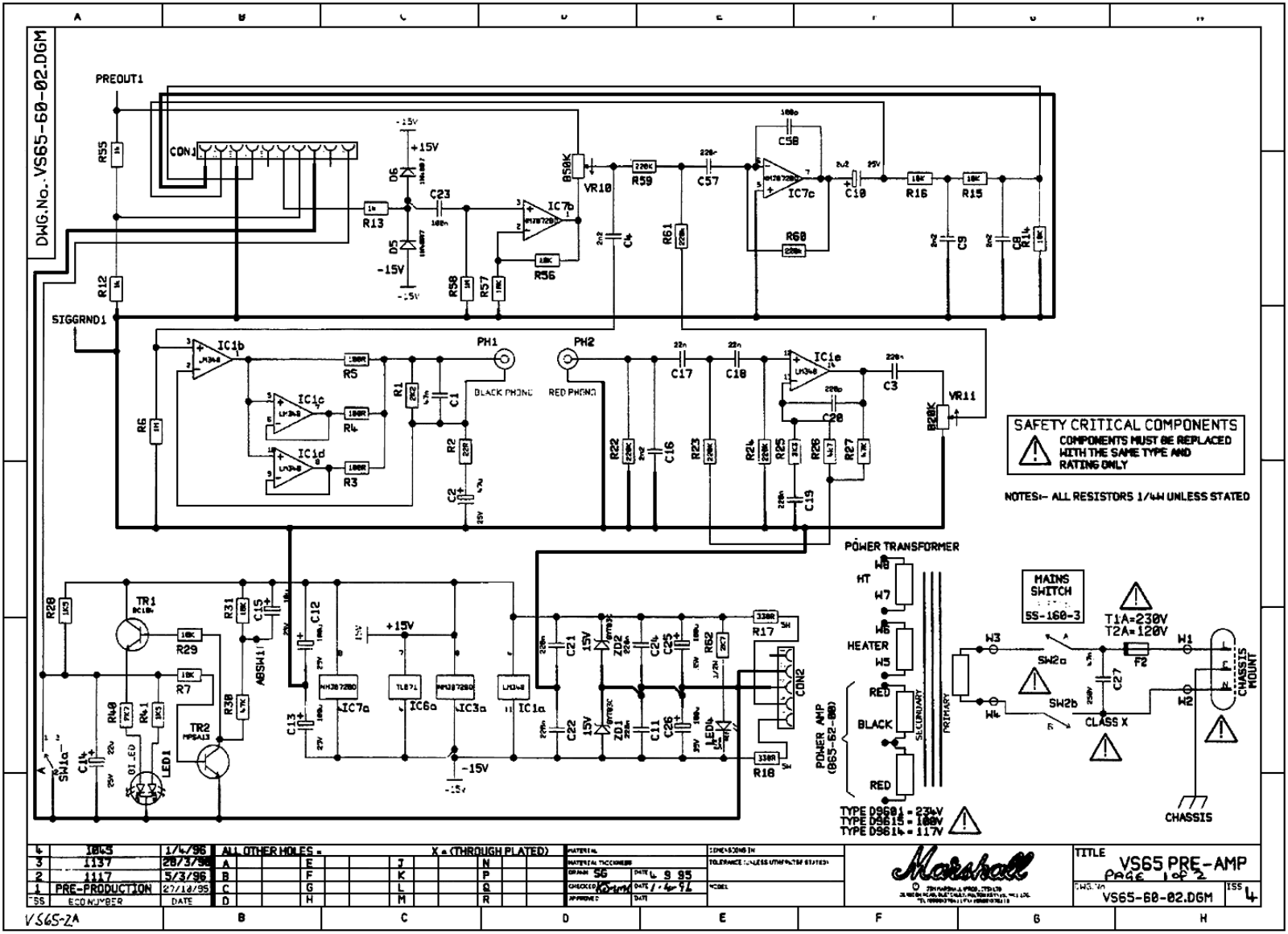 Marshall vs65r schematic