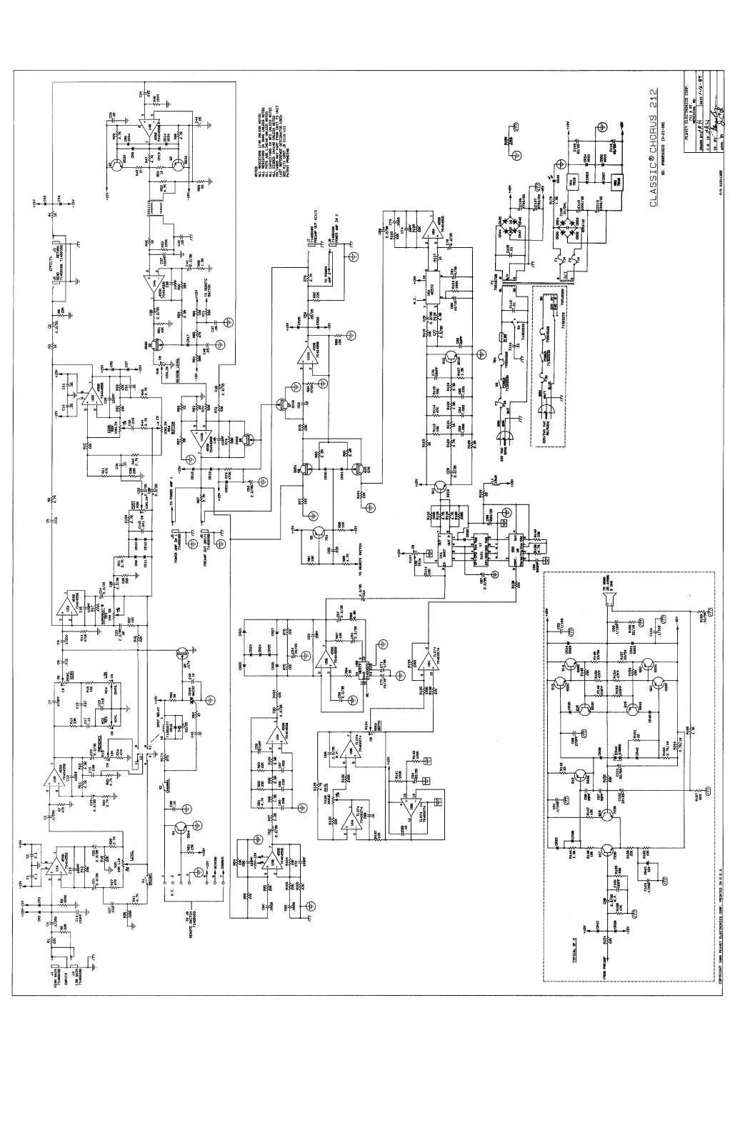 Peavey chorus 212 schematic