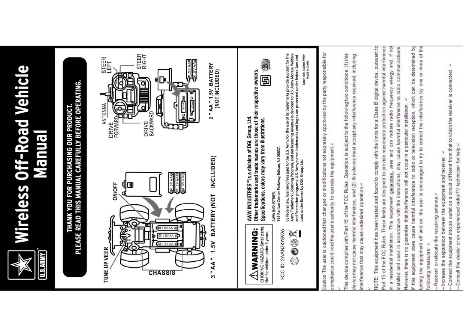 DGL Group KY8926 Users manual