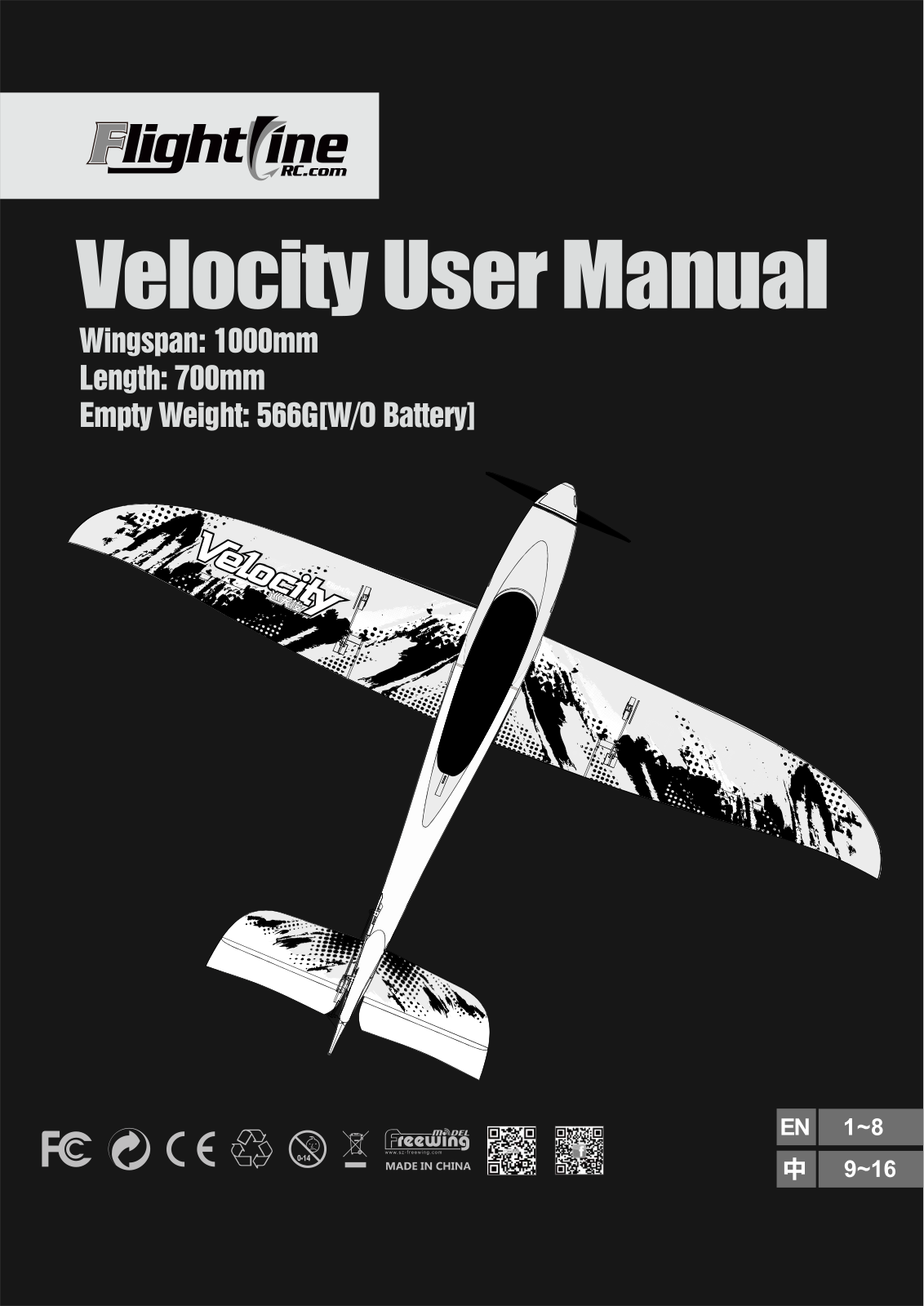 FlightLine RC Velocity User guide - ManualMachine.com