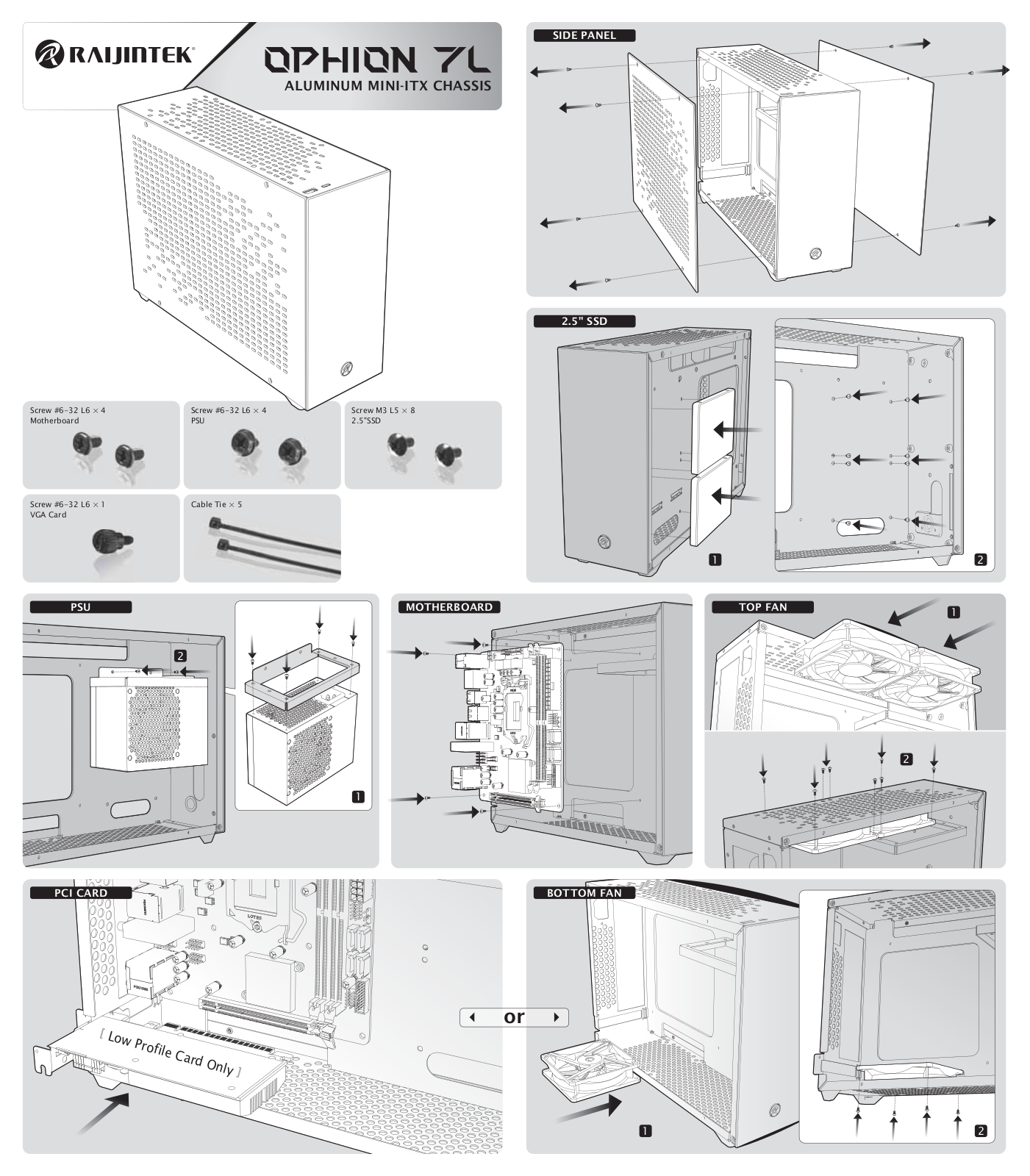 Raijintek Ophion 7L Service Manual