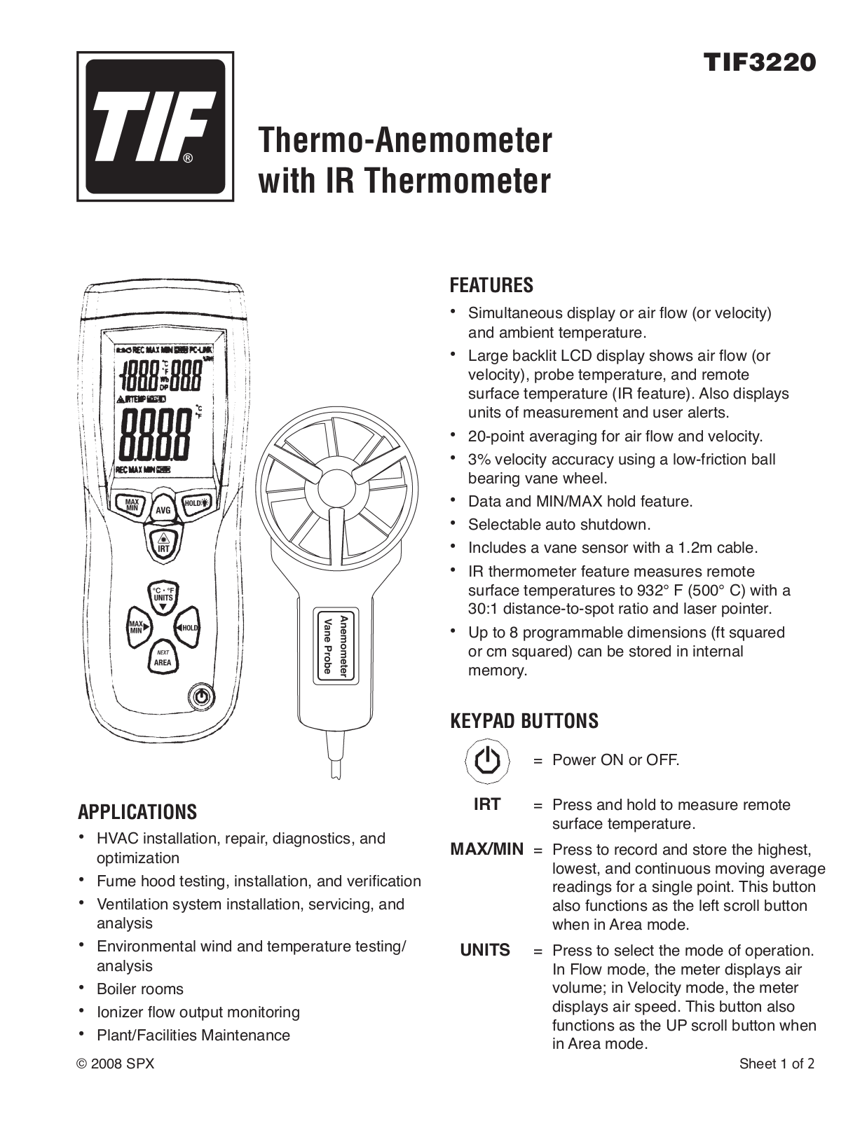 TIF 3220 User Manual