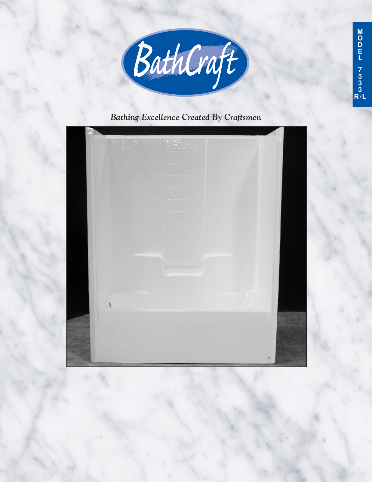 Bathcraft 7533R, 7533L User Manual