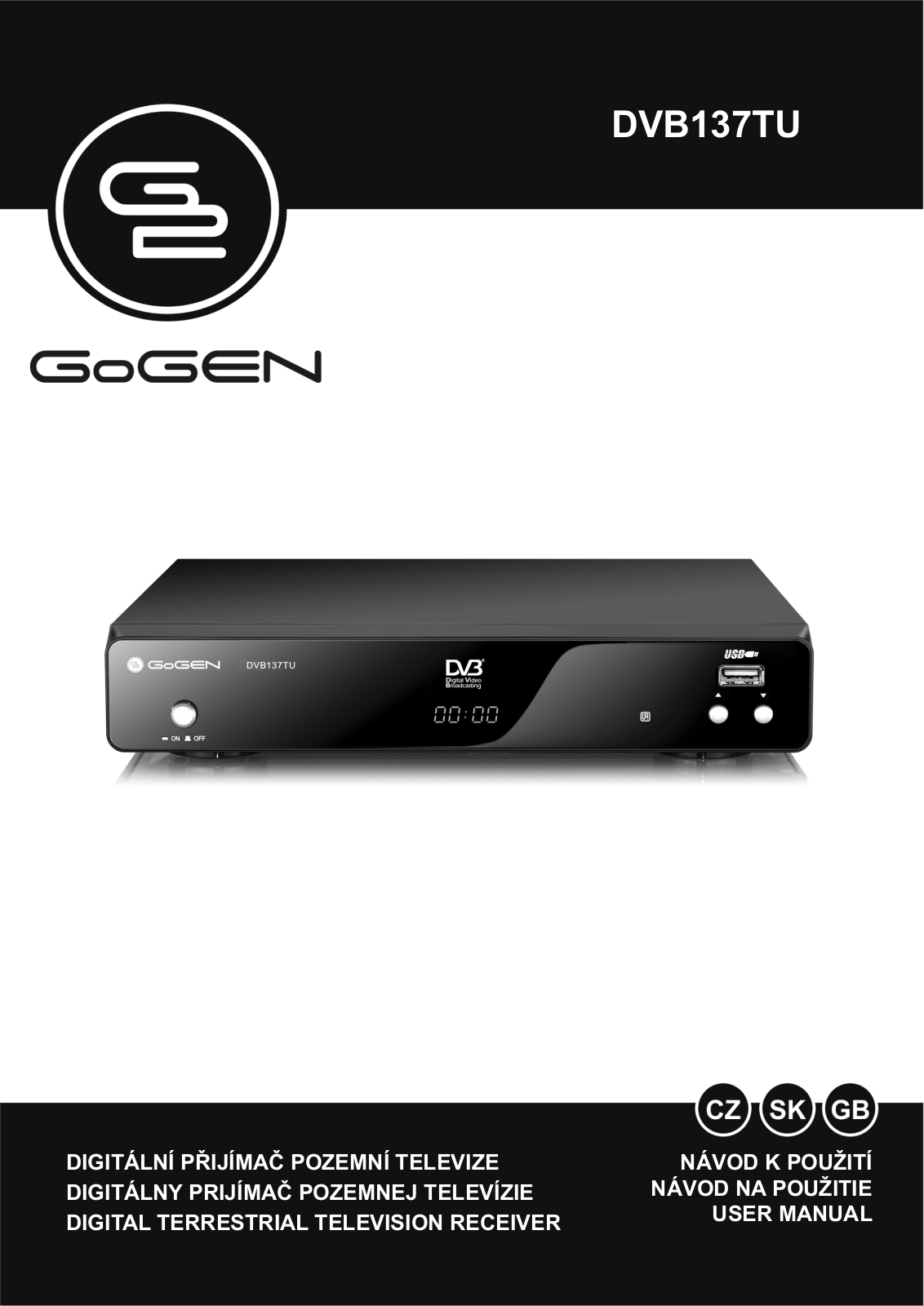 GoGen DVB 137 TU User Manual