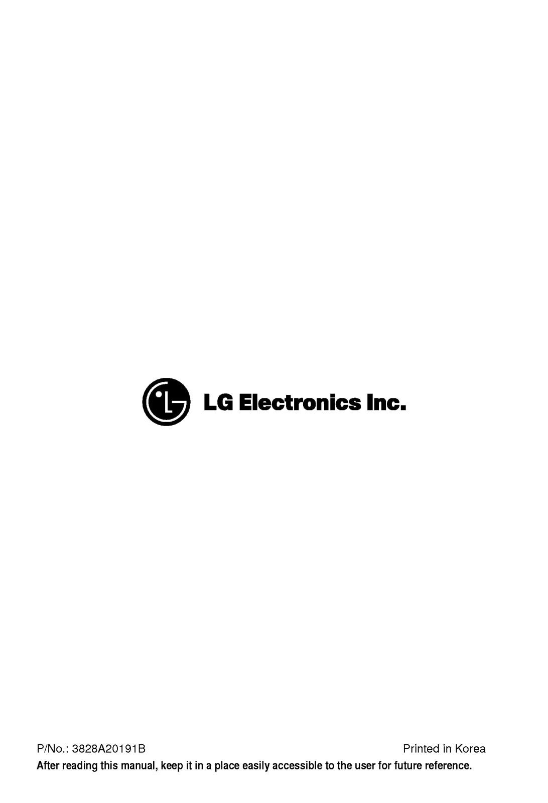 LG LM-1560C2L User Manual