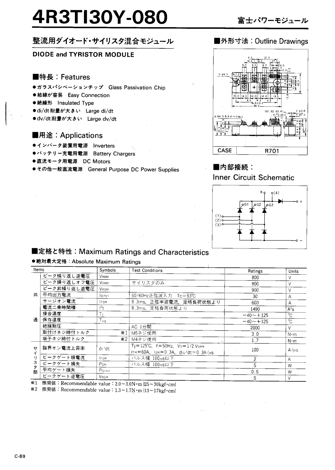 CALLM 4R3TI30Y-080 Datasheet