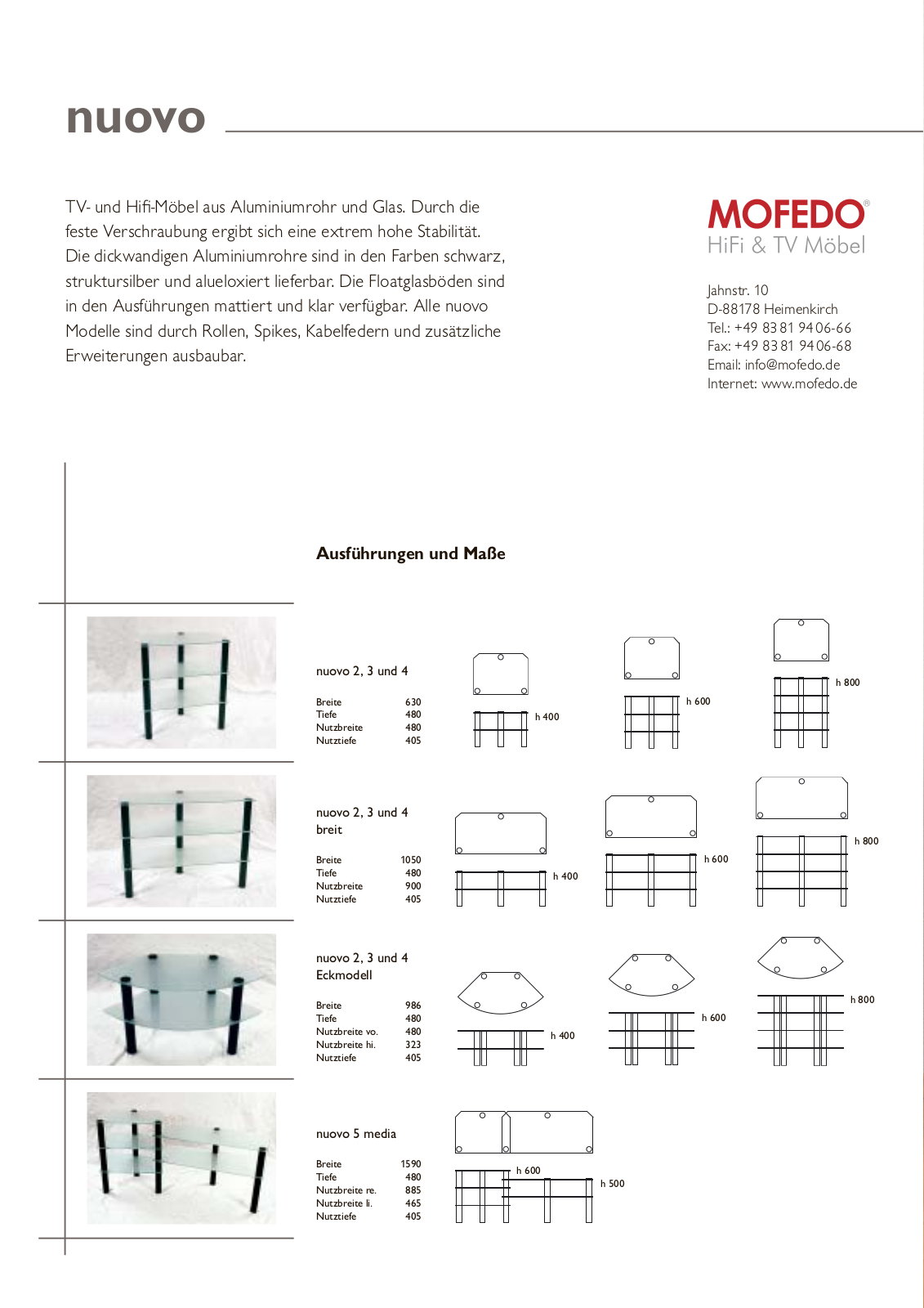 Mofedo Nuovo Brochure