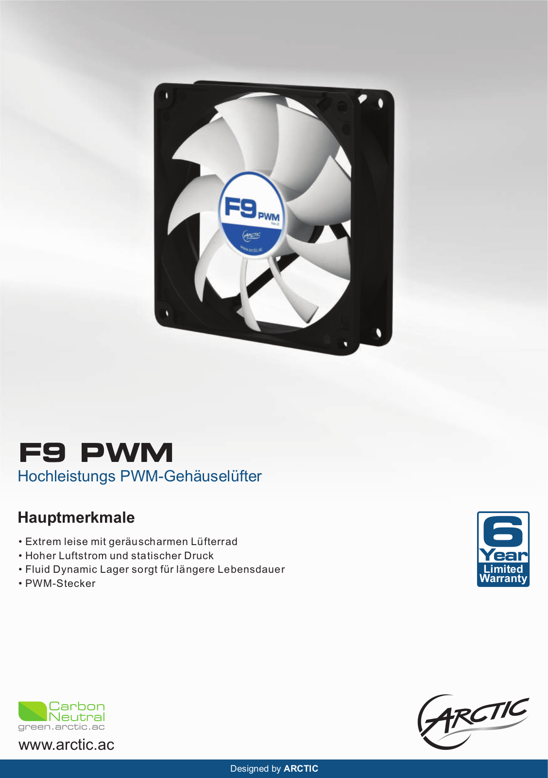 Arctic F9 PWM User Manual