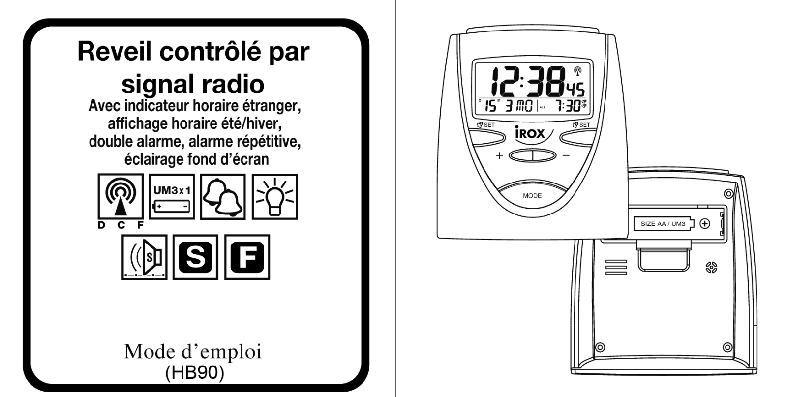 Irox HB90 User Manual