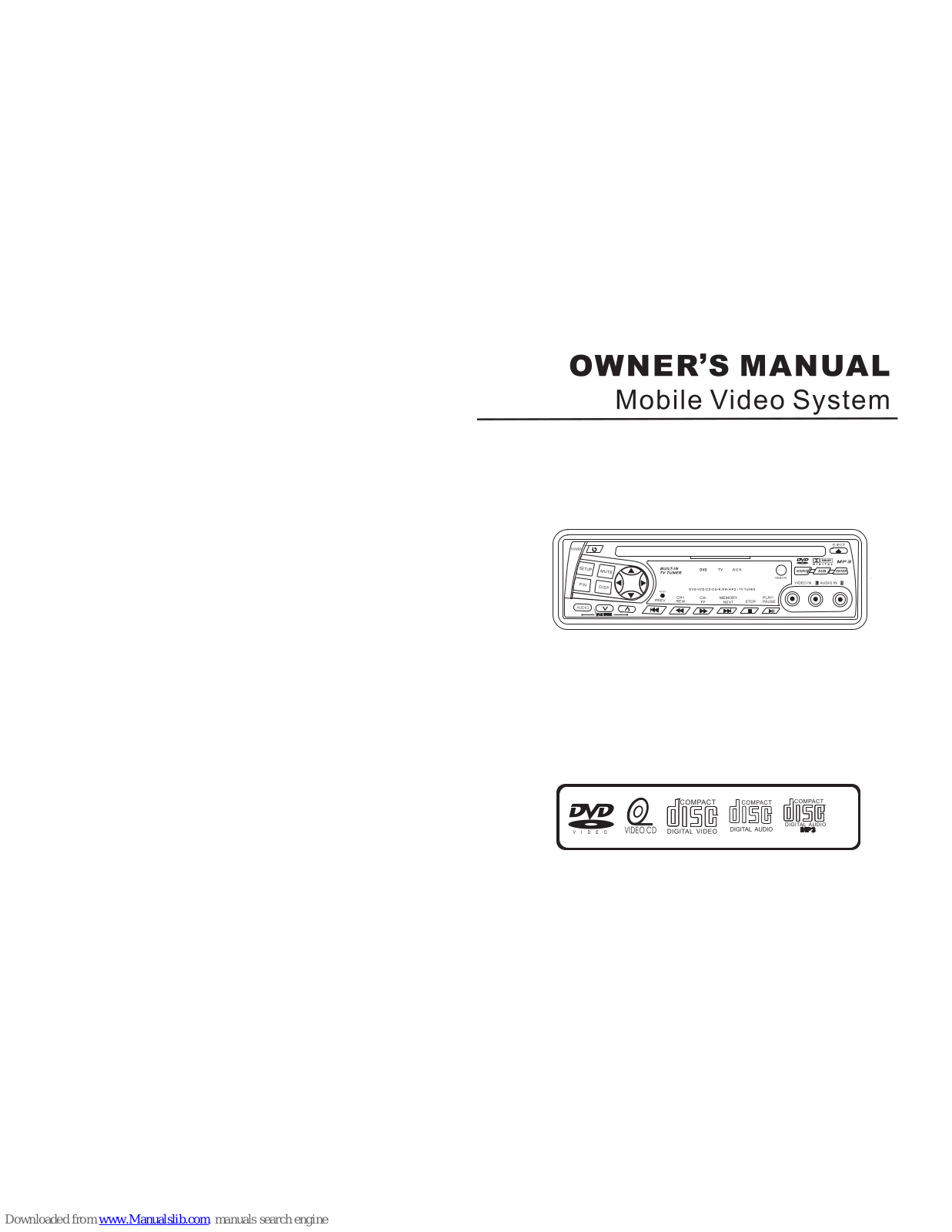 Farenheit DVD-63T Owner's Manual