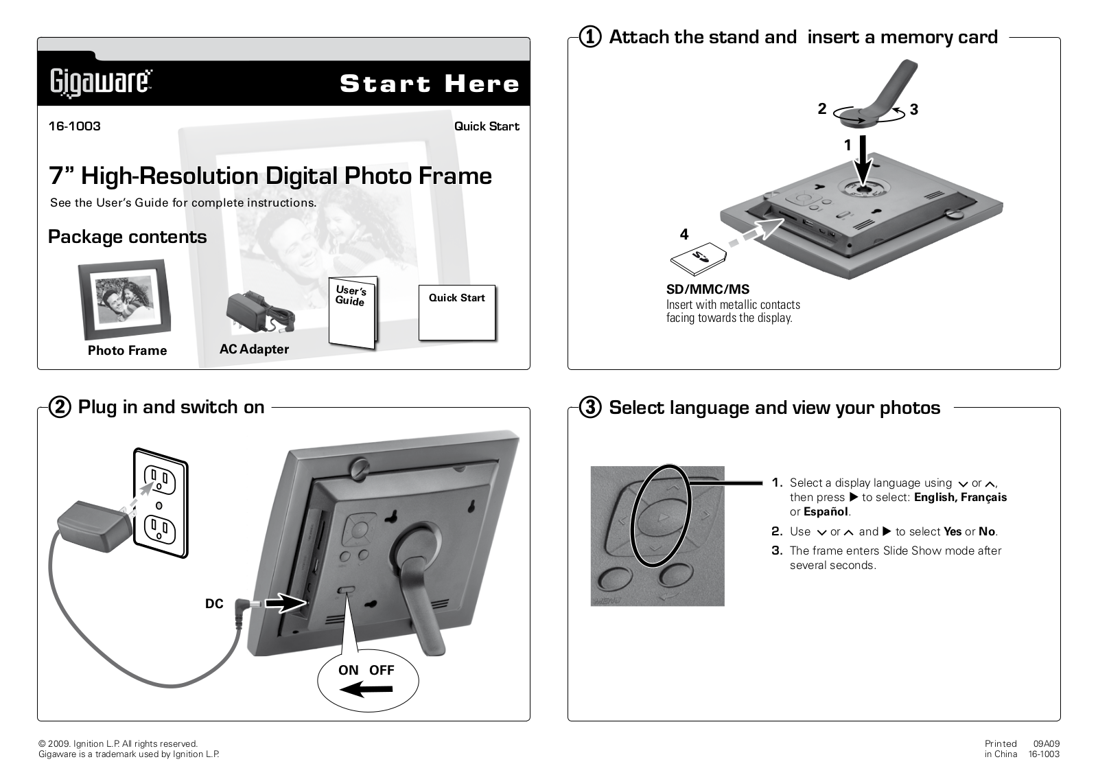 Radio Shack 16-1003 User Manual