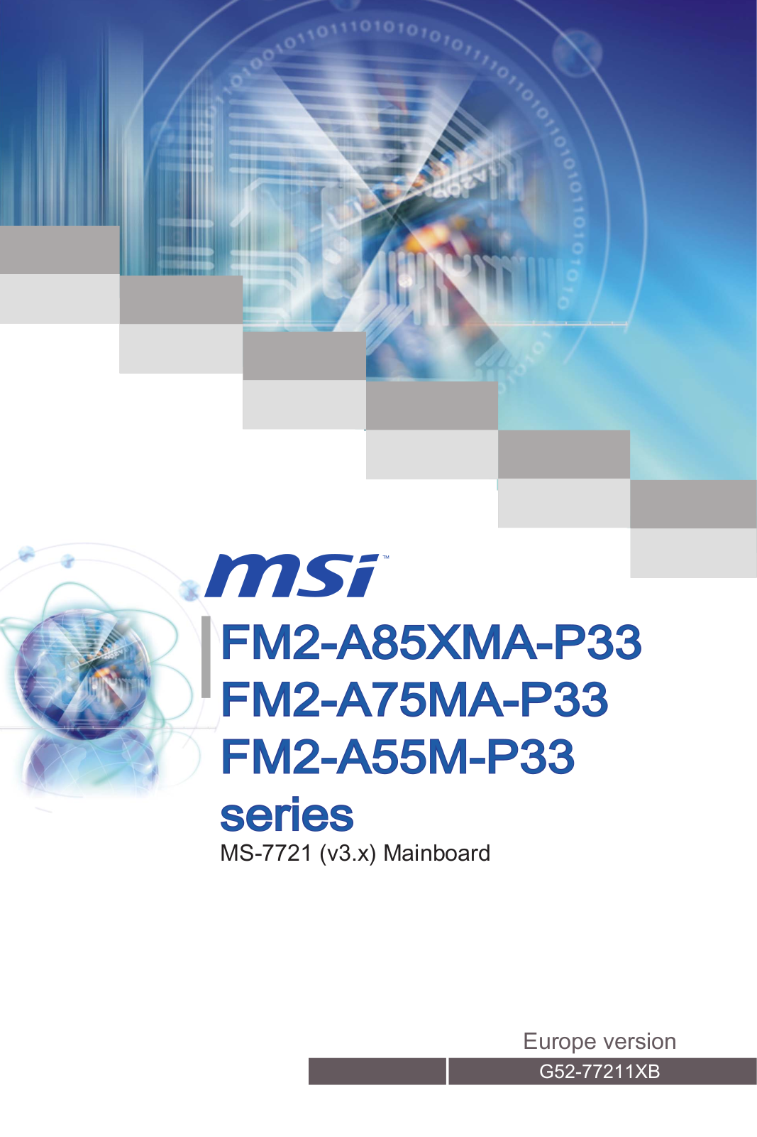 MSI FM2-A85XMA-P33 User Manual