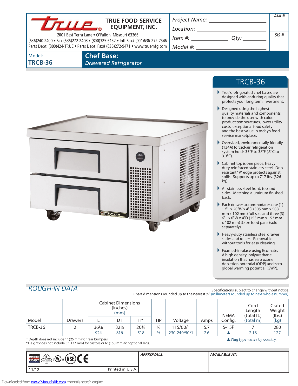 True TRCB-36 Product Review