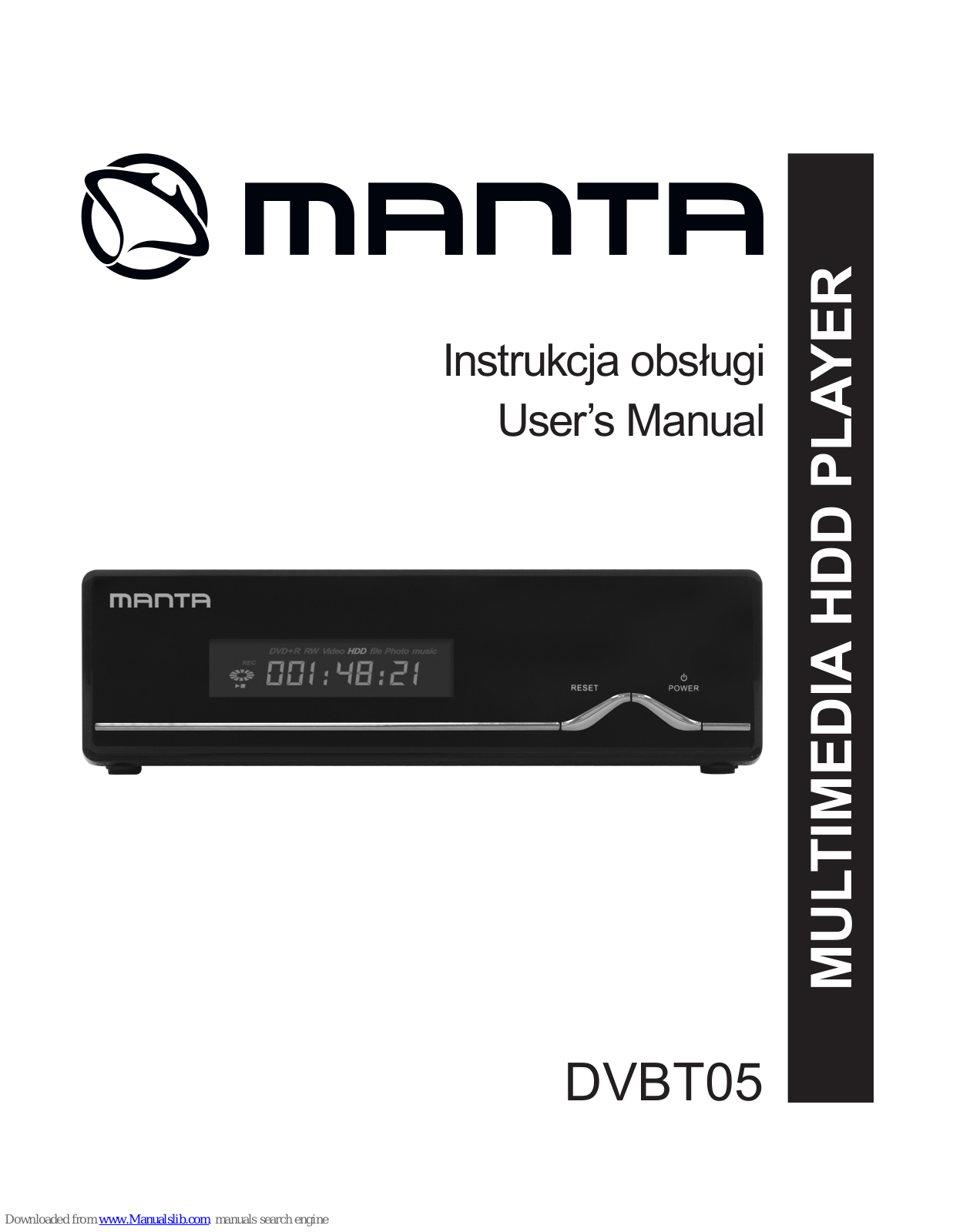 Manta DVBT05 User Manual