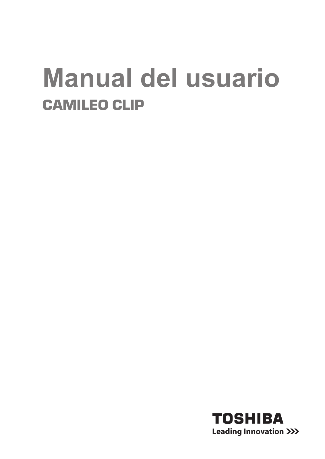 Toshiba CLIP User Manual