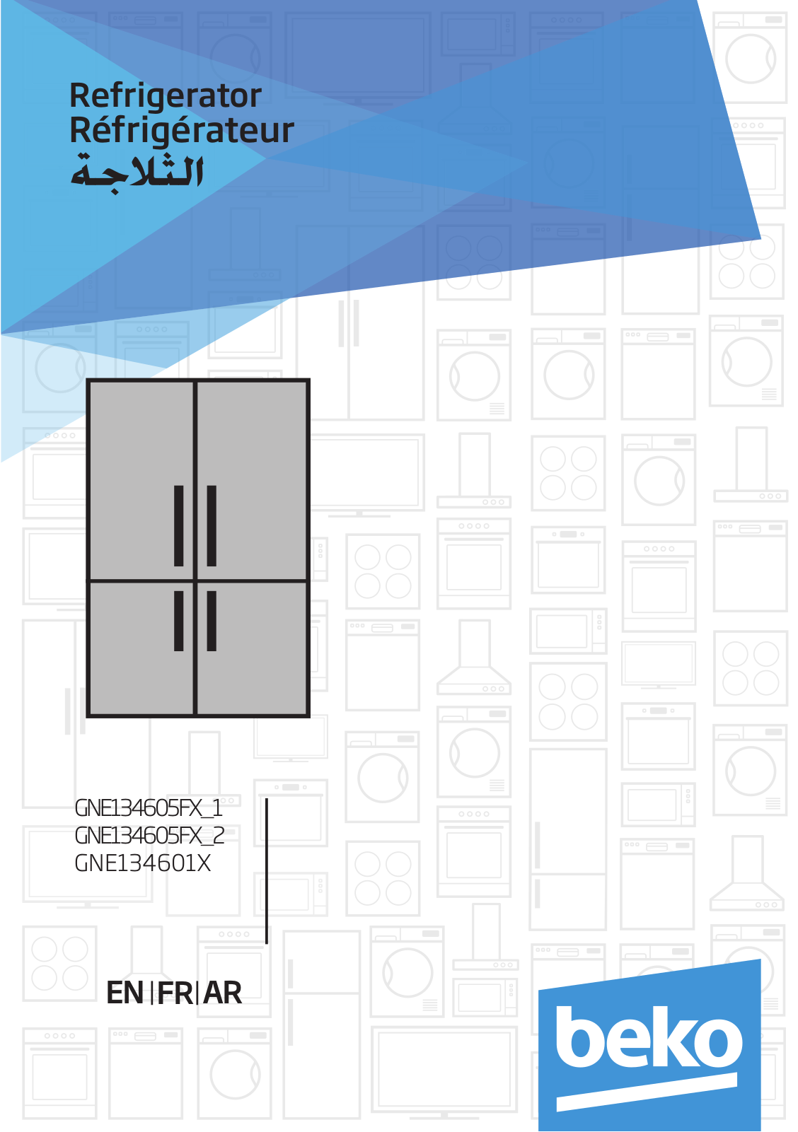 Beko GNE134605FX_1, GNE134605FX_2, GNE134601X User manual