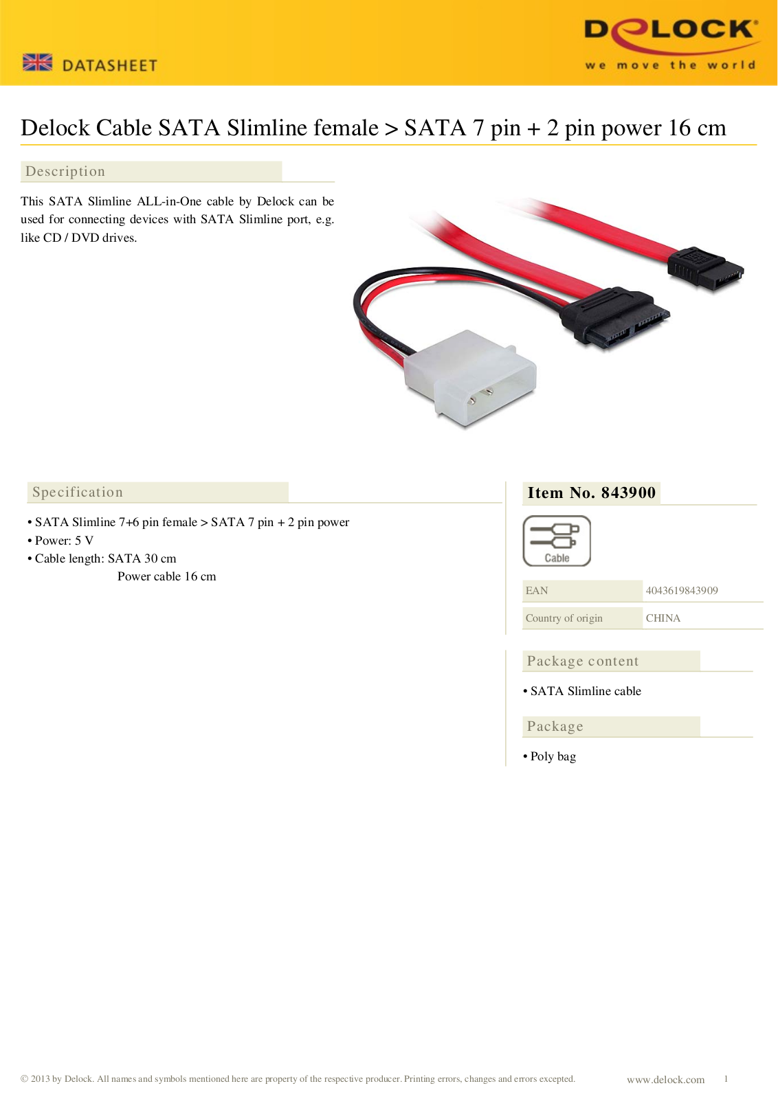 DeLOCK 843900 User Manual