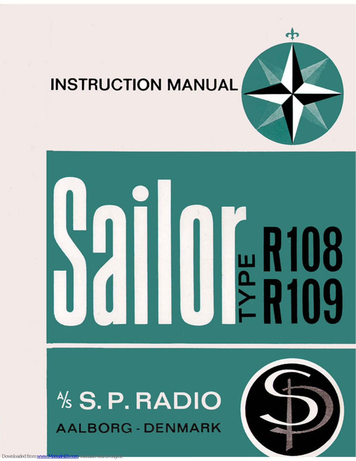 Sailor R108, R109 Instruction Manual