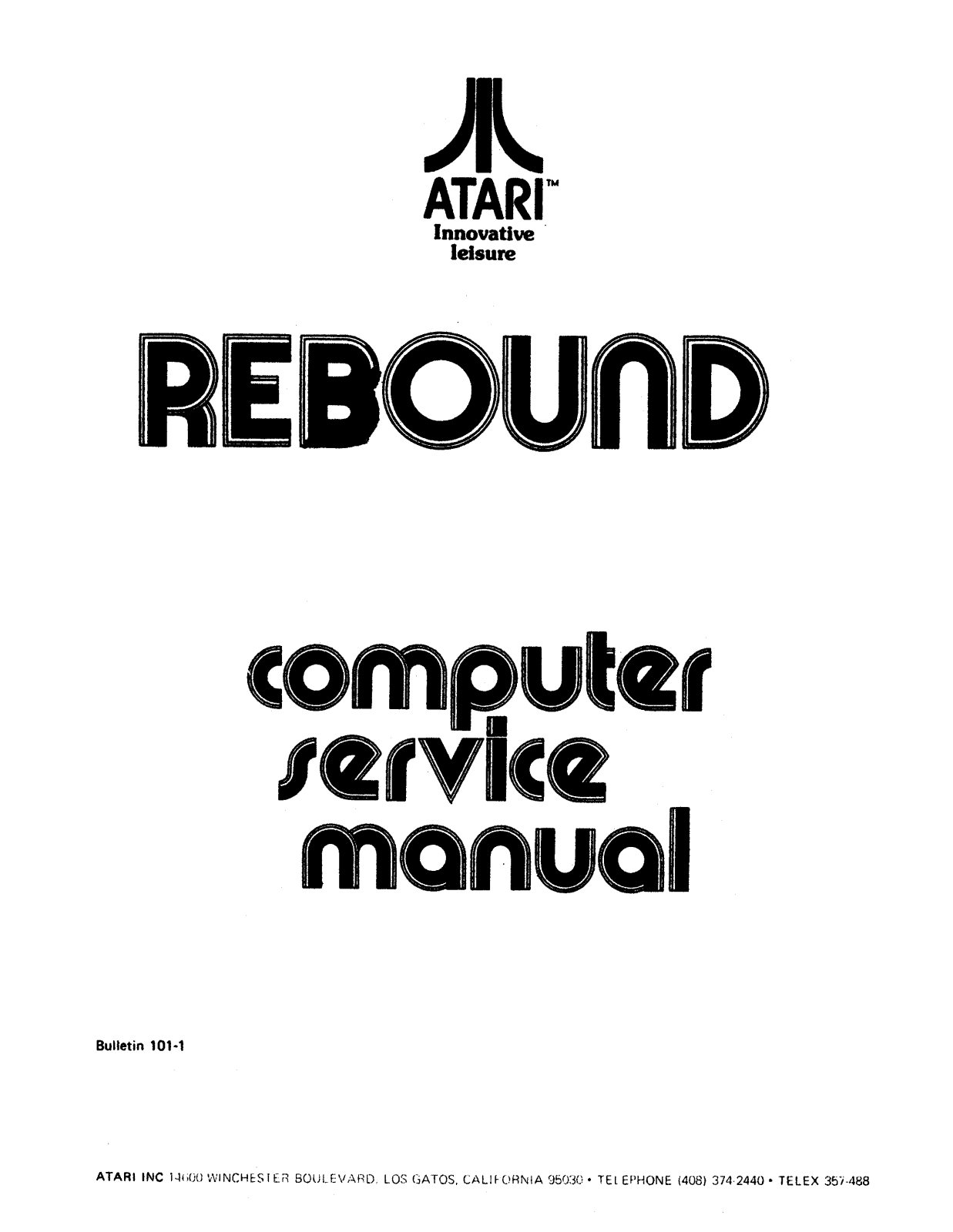 Atari Rebound User Guide