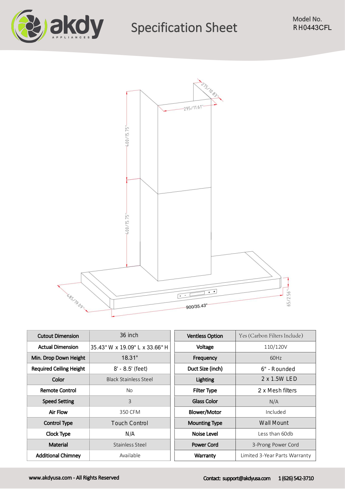 AKDY BBDU1499 Specifications - ManualMachine.com