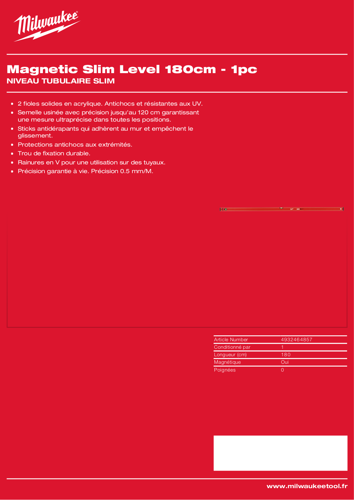 Milwaukee 4932464857 Specification - ManualMachine.com