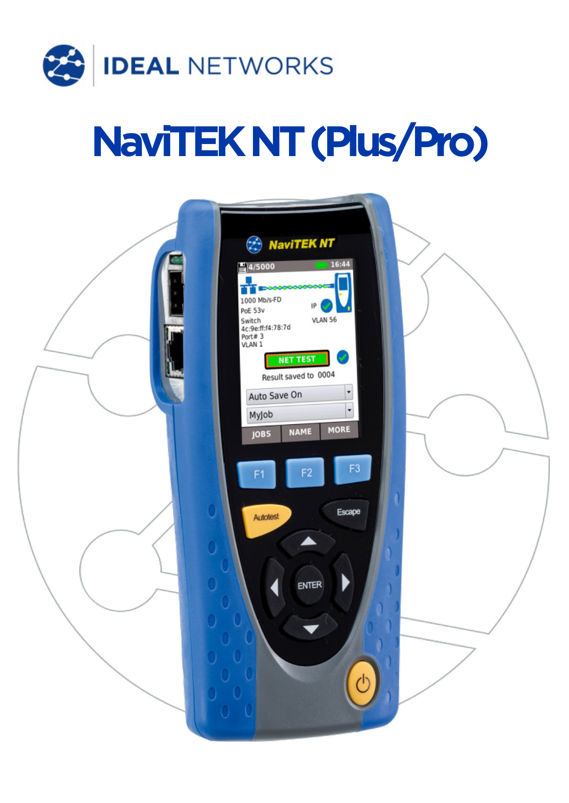 IDEAL INDUSTRIES INC NaviTEK NT Plus, NaviTEK NT Pro Quick Reference Guide