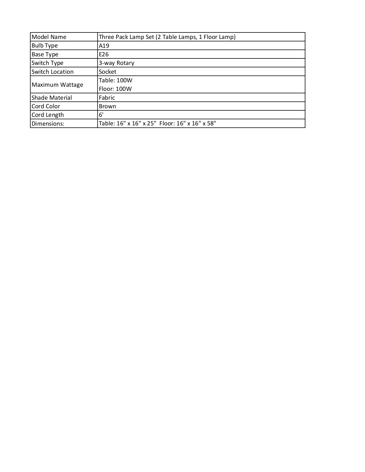 Fleur De Lis Living FDLL2260 Specifications - ManualMachine.com