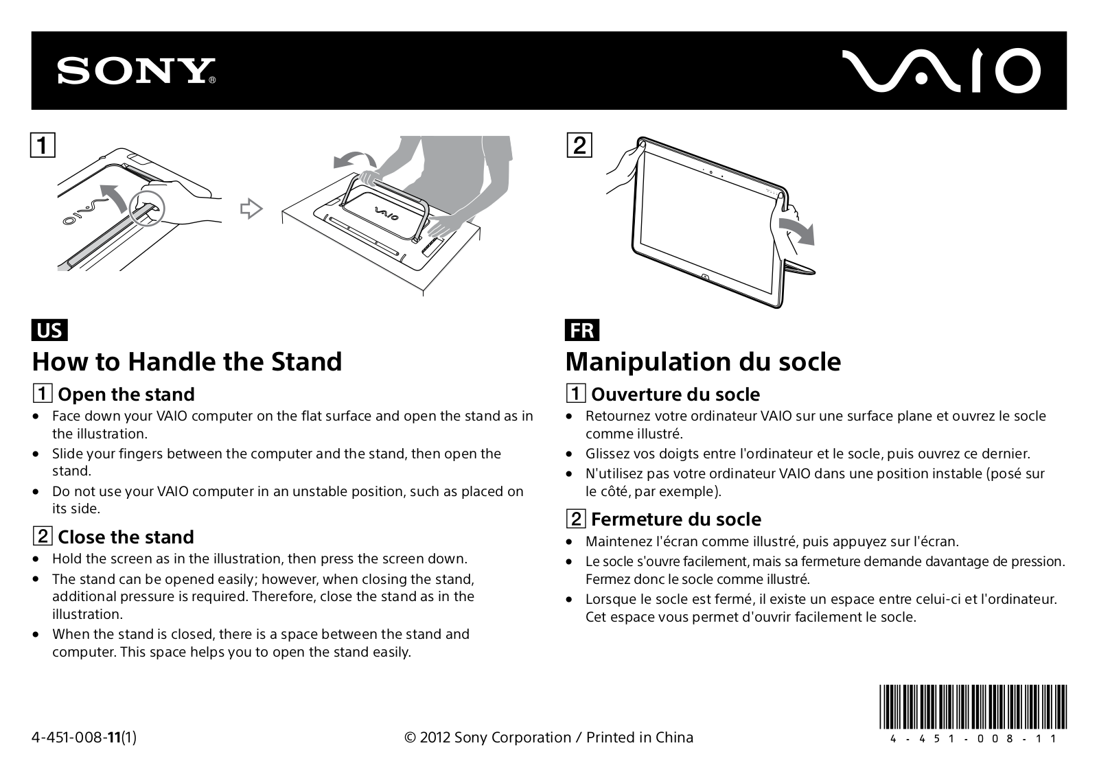 Sony SVJ20236CXW, SVJ20237CXB, SVJ20237CXW, SVJ202390X, SVJ20235CXW How to Use