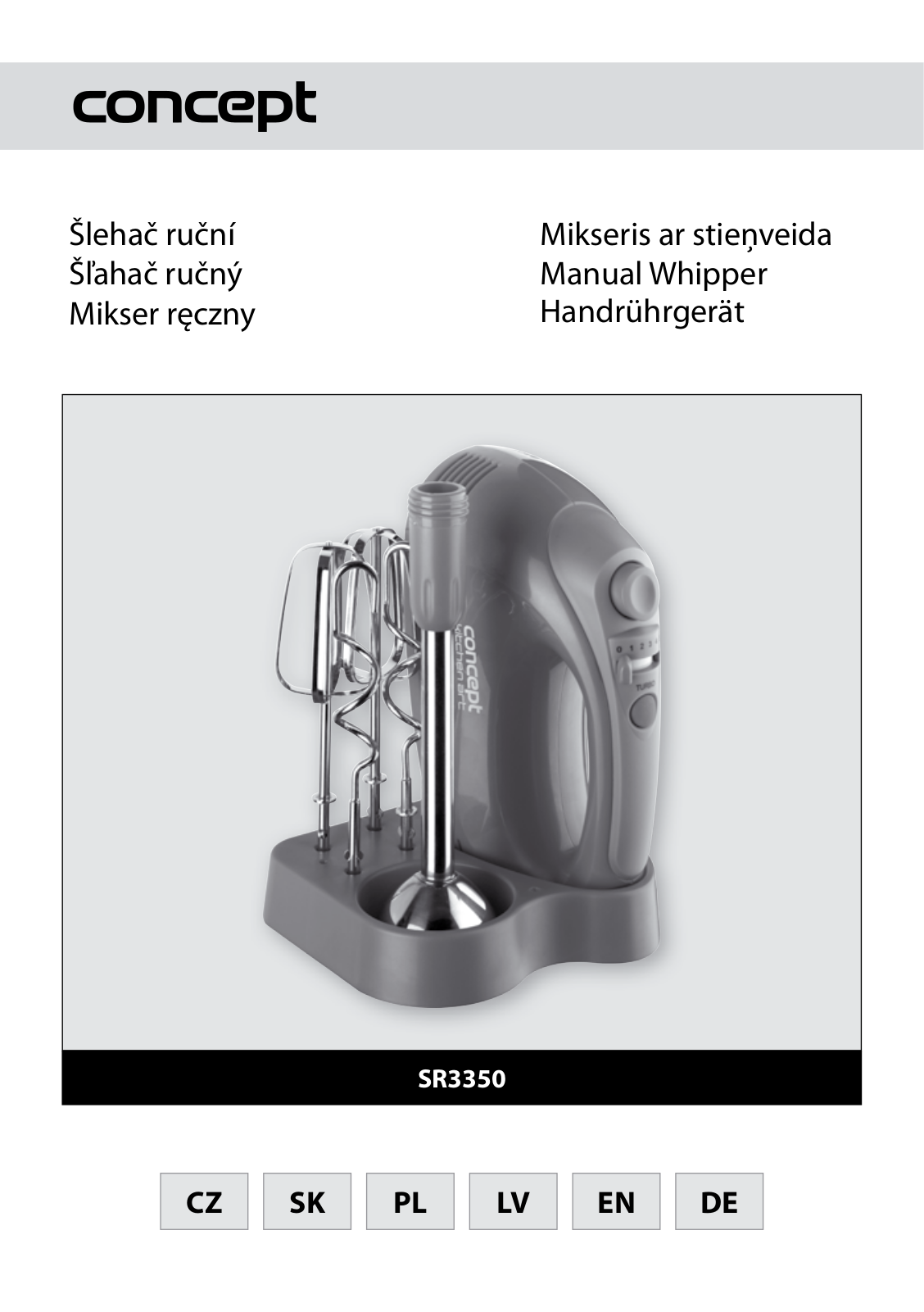 Concept SR-3350 User Manual