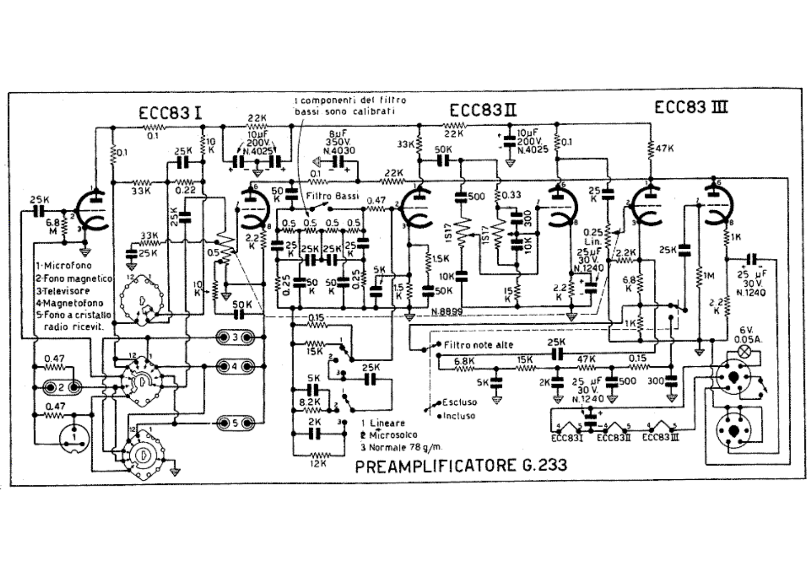 Geloso g233 schematic