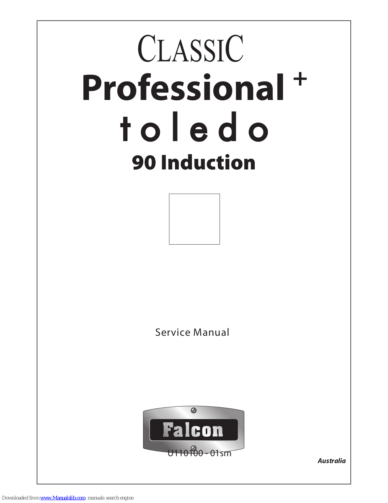 Falcon Classic Professional+ Toledo 90 Service Manual