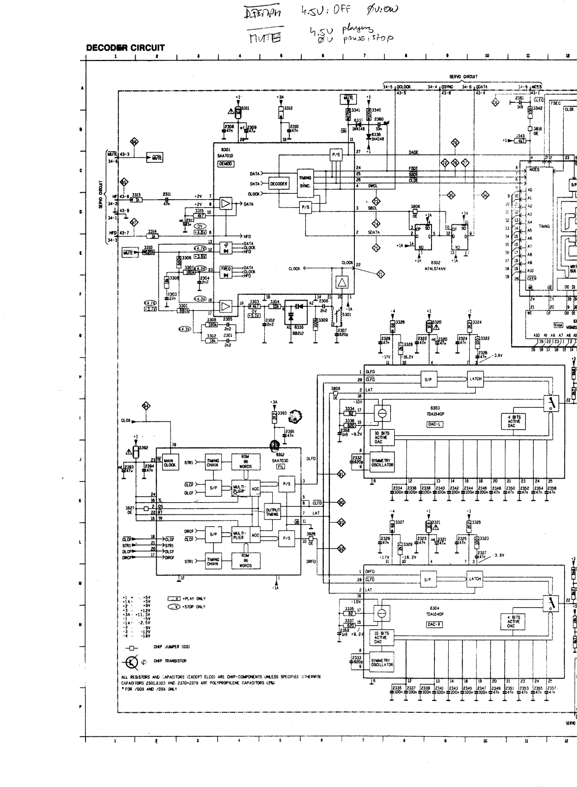 Philips CD350 Diagram