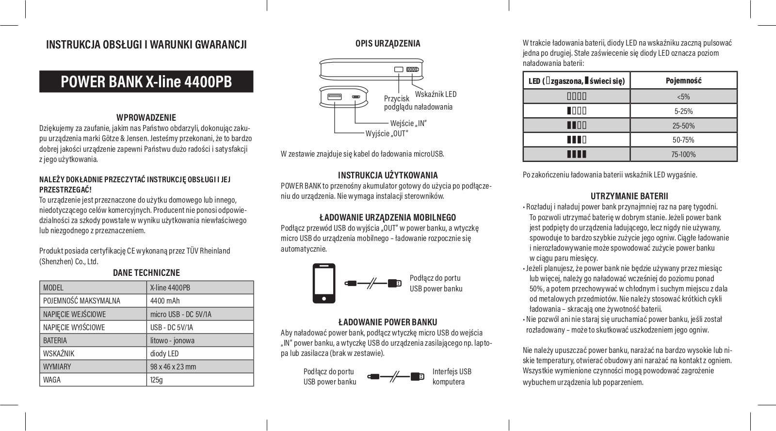 XLINE 4400PB User guide - ManualMachine.com
