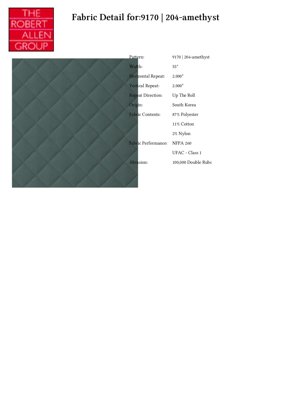 Duralee CRAL6816 Specifications - ManualMachine.com