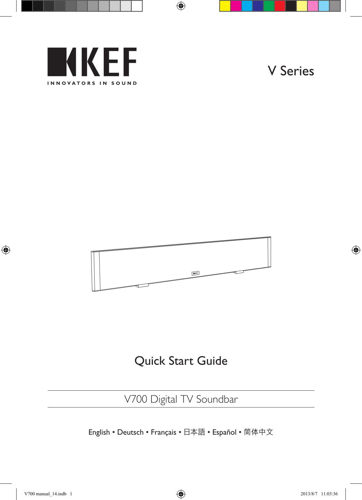 KEF V700 User Manual