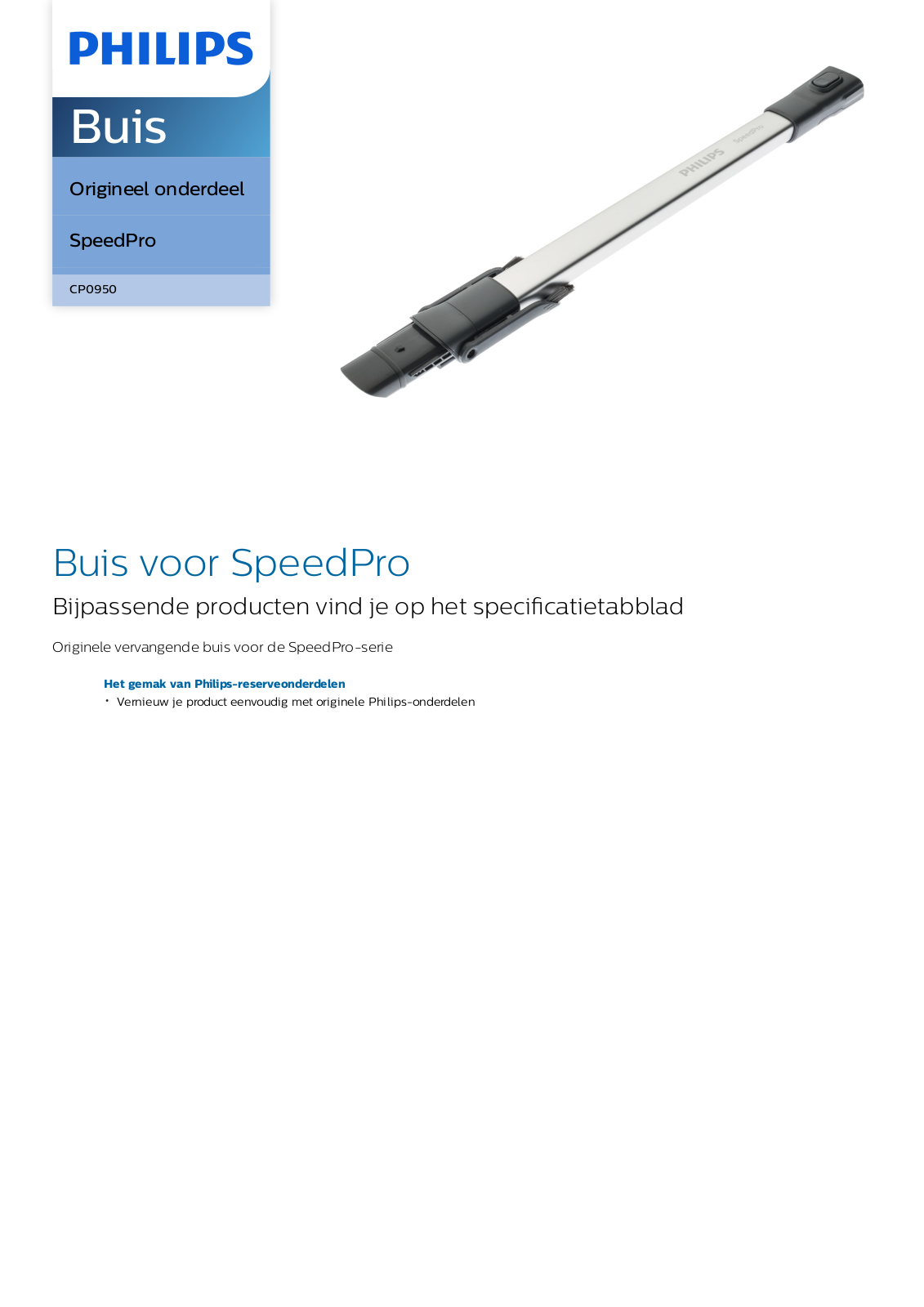 Philips CP0950/01 Leaflet - ManualMachine.com