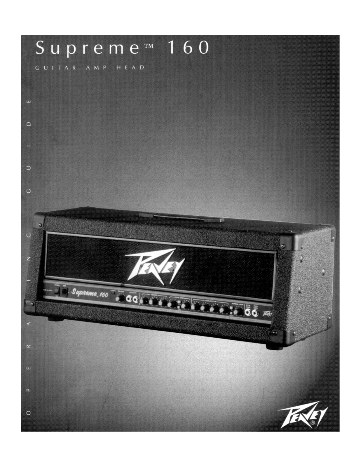 PEAVEY SUPREME 160 User Manual