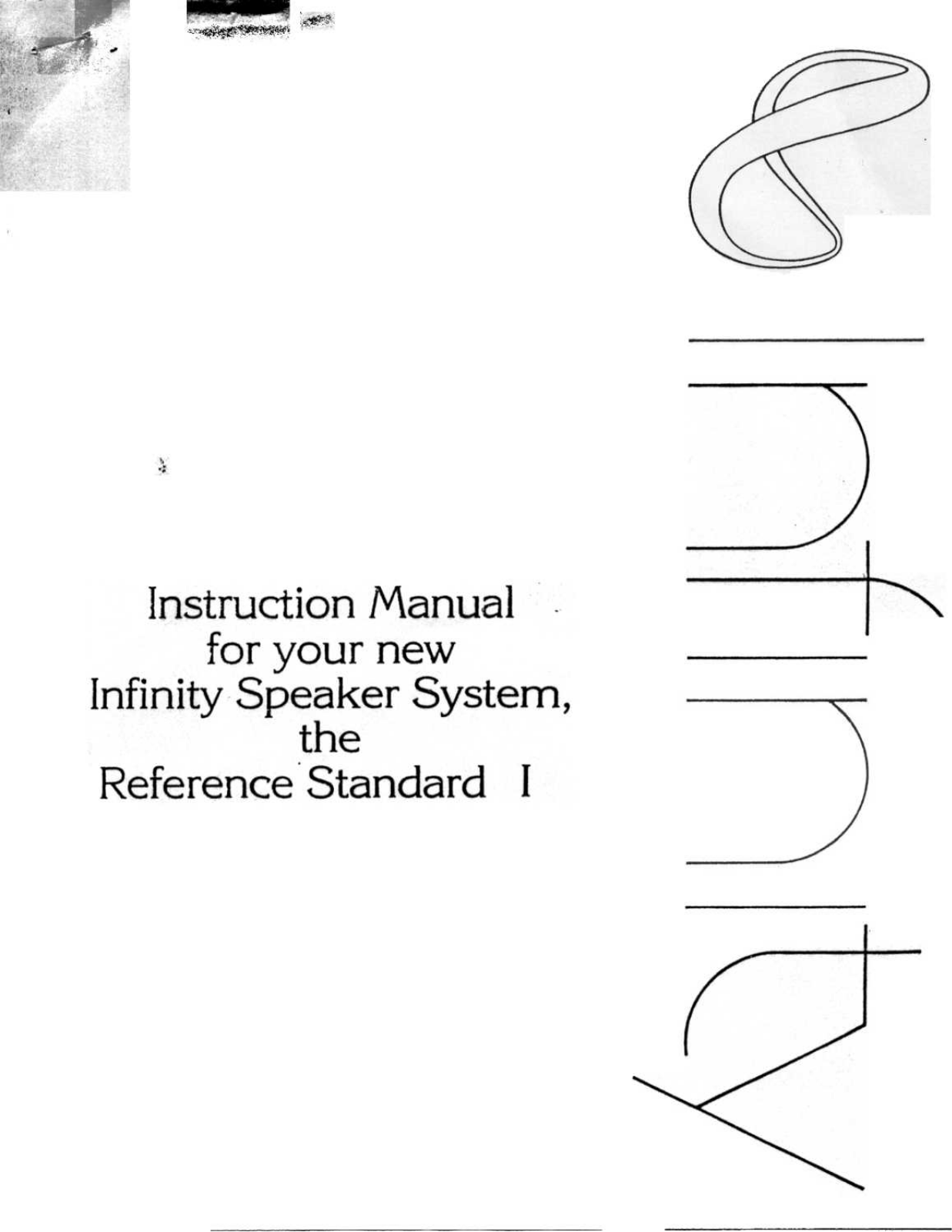 Infinity RS-1 Owners manual